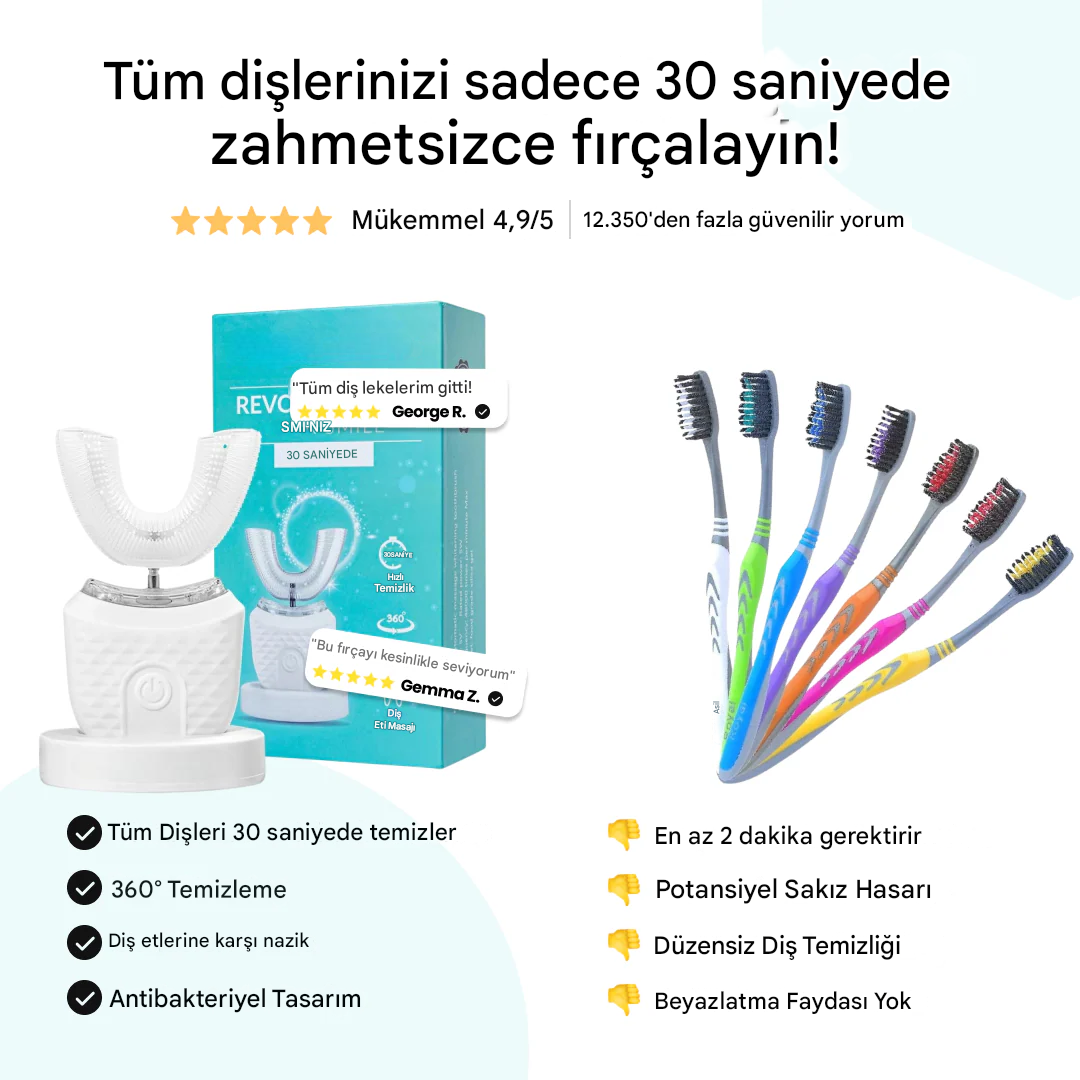 LumiaDent® Otomatik Dis Fircasi...1 Alana 1 Bedava !!