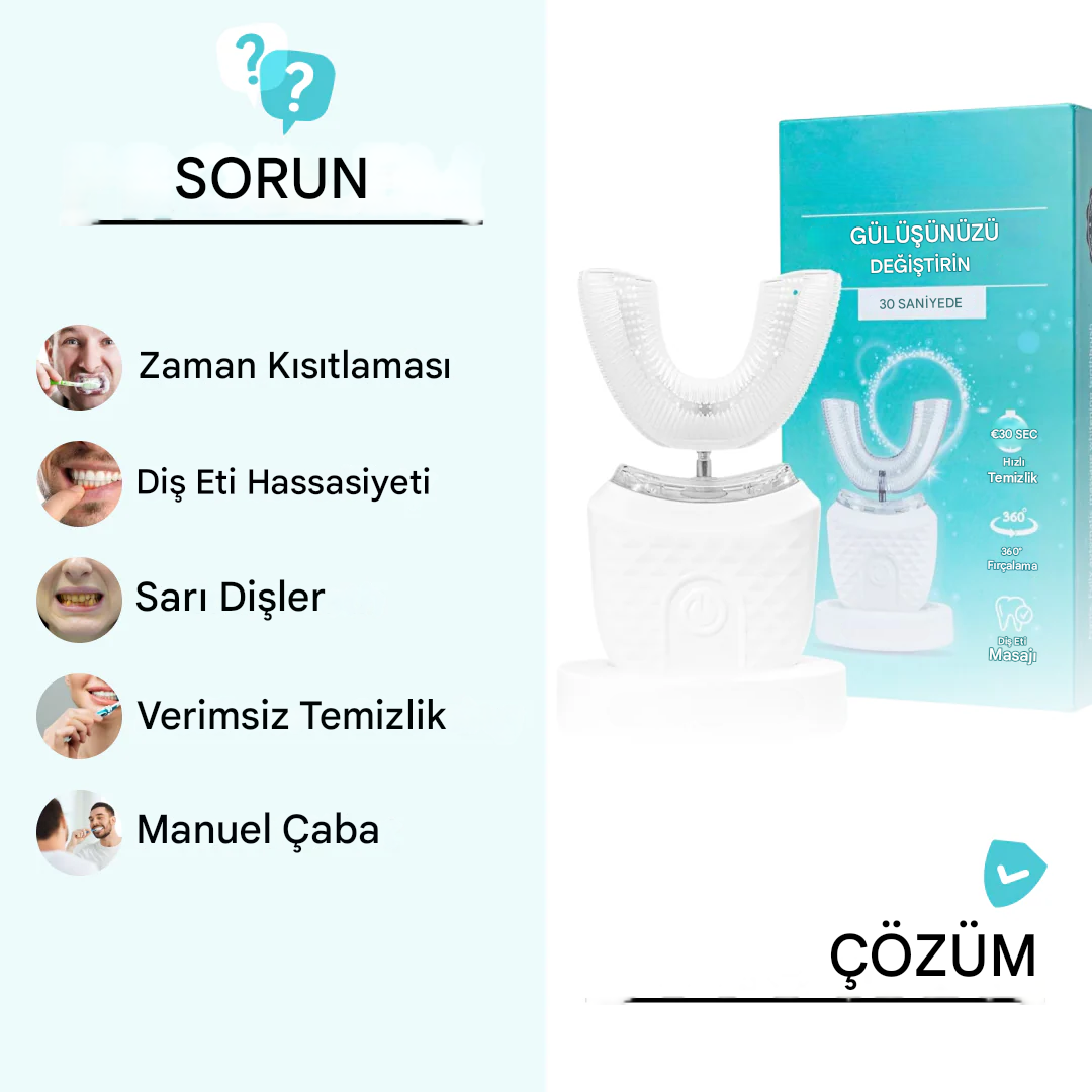 LumiaDent® Otomatik Dis Fircasi...1 Alana 1 Bedava !!